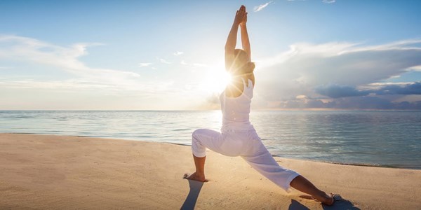 Tai chi-lektion på Malaguetastranden