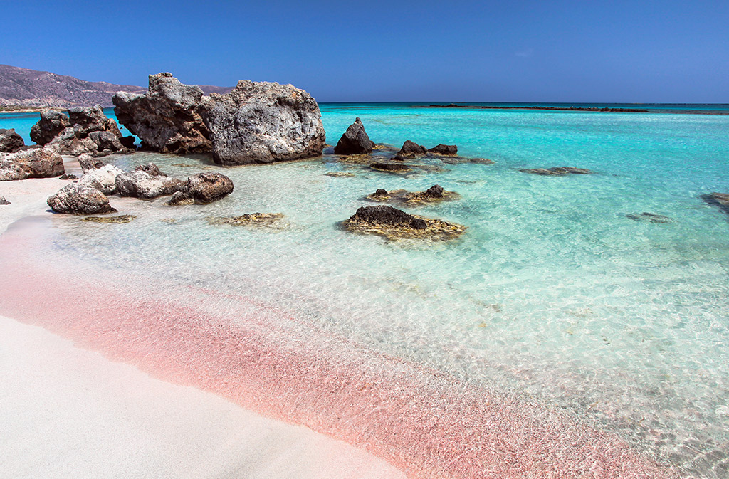 Elafonissi, Kreta, Grekland 
