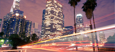 Flyg och hyrbil Los Angeles